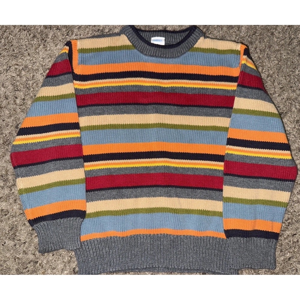 Gymboree Boys 5 Fly Boys Color Striped Sweater Pullover‎ 2005 Vintage
